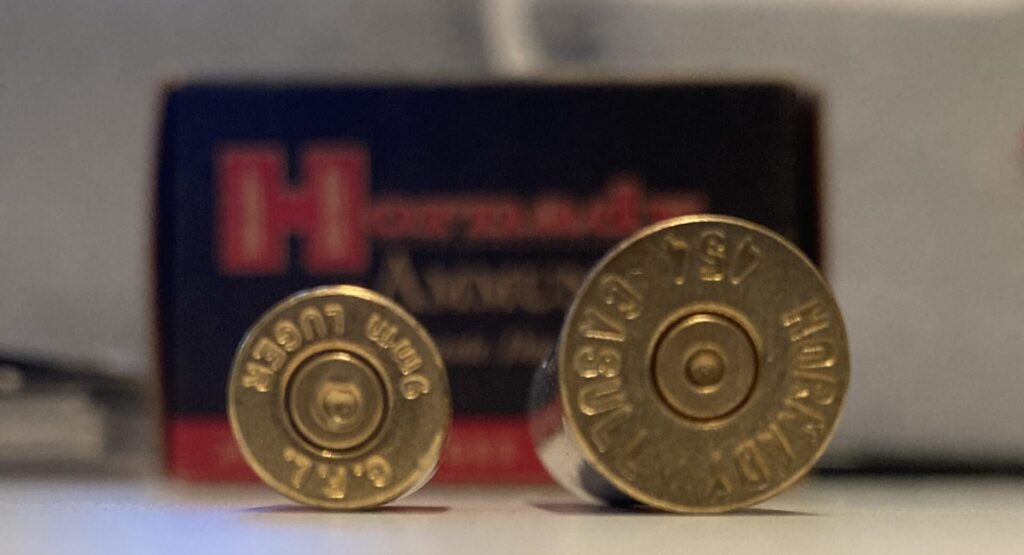 Hornady .454 Casull vs. Geco 9x19 mm