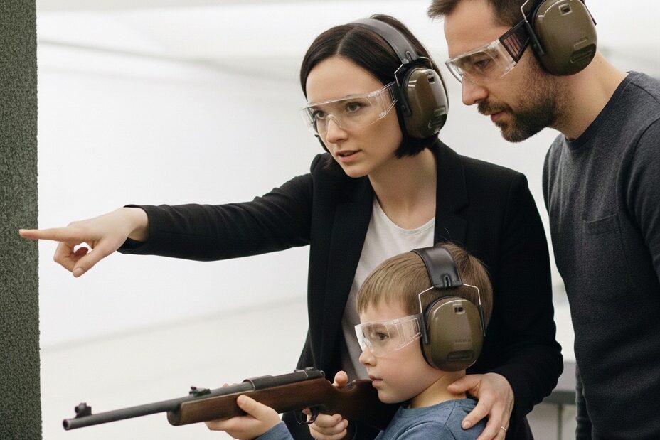 Gemini generated instructions: Auf beh&ouml;rdlich genehmigten Schie&szlig;st&auml;tten d&uuml;rfen in &Ouml;sterreich auch Kinder & Jugendliche unterrichtet werden.